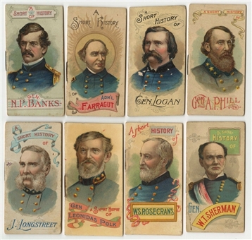 1888 N78 Duke "Histories of Generals" Near Set (48/50) 